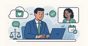 how to automate client intake follow up in Lawft